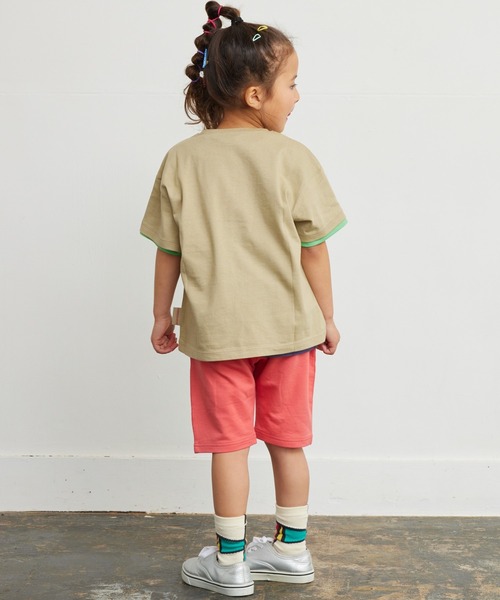 Life Support Products(ライフサポートプロダクツ)の「【防汚加工】半袖プリントTシャツ(80~150cm)(Tシャツ/カットソー・キッズ・オフホワイト/ライトブルー/チャコール/パープル/ベージュ/レッド・80/90/95/100/110/120/130/140/150)」の16枚目の写真