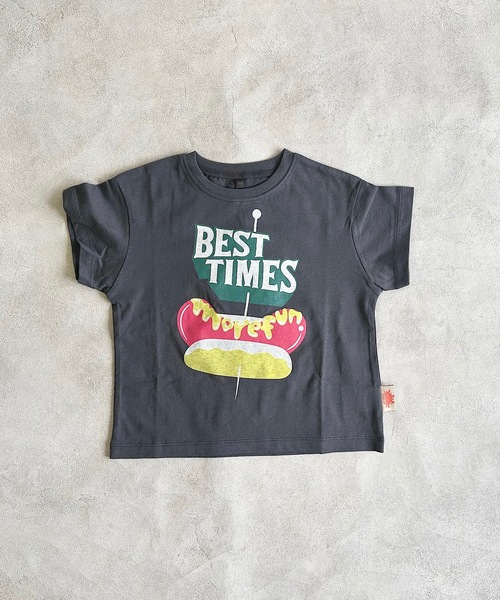 Life Support Products(ライフサポートプロダクツ)の「【防汚加工】半袖プリントTシャツ(80~150cm)(Tシャツ/カットソー・キッズ・オフホワイト/ライトブルー/チャコール/パープル/ベージュ/レッド・80/90/95/100/110/120/130/140/150)」の17枚目の写真