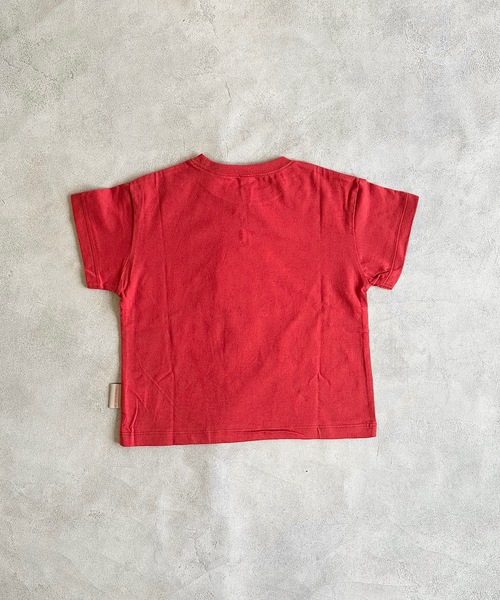 Life Support Products(ライフサポートプロダクツ)の「【防汚加工】半袖プリントTシャツ(80~150cm)(Tシャツ/カットソー・キッズ・オフホワイト/ライトブルー/チャコール/パープル/ベージュ/レッド・80/90/95/100/110/120/130/140/150)」の8枚目の写真