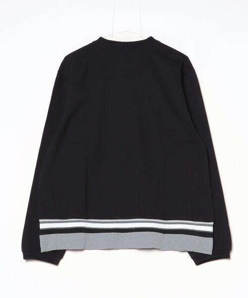 INNOCENT（イノセント）の「『ミドルウェイト 裾リブクルーネックロングスリーブカットソー（Tシャツ/カットソー・メンズ・ブラック・LARGE）」の6枚目の写真
