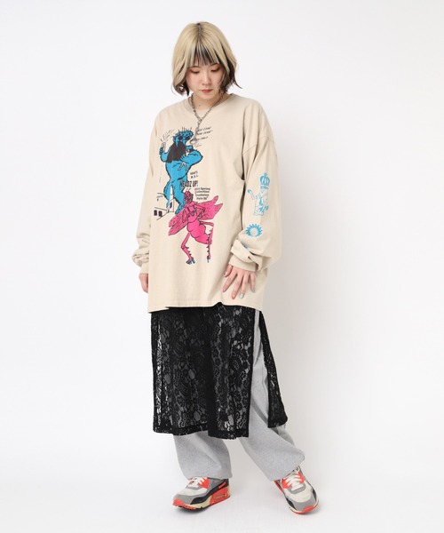 RNA(アールエヌエー)の「D1644 ペイズリーレースワンピ(ワンピース・レディース・ブラック/ホワイト/ライム・MEDIUM)」の10枚目の写真