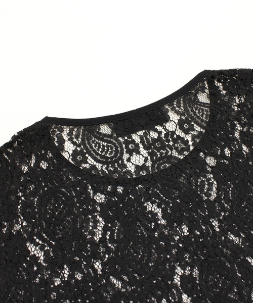 RNA(アールエヌエー)の「D1644 ペイズリーレースワンピ(ワンピース・レディース・ブラック/ホワイト/ライム・MEDIUM)」の20枚目の写真