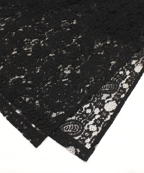 RNA(アールエヌエー)の「D1644 ペイズリーレースワンピ(ワンピース・レディース・ブラック/ホワイト/ライム・MEDIUM)」の21枚目の写真