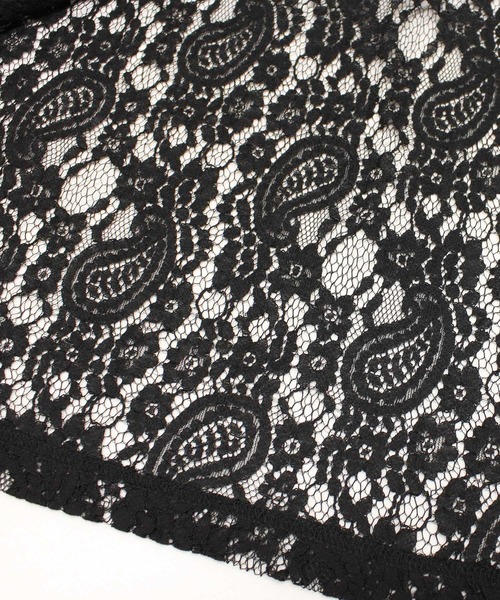 RNA(アールエヌエー)の「D1644 ペイズリーレースワンピ(ワンピース・レディース・ブラック/ホワイト/ライム・MEDIUM)」の22枚目の写真