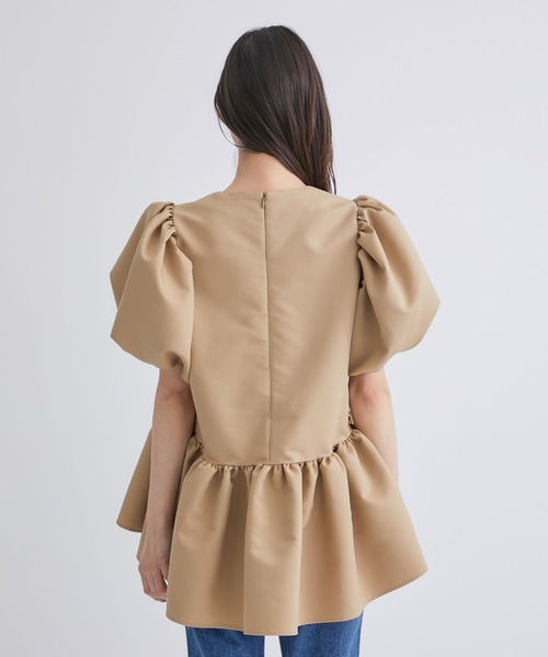 美品＊ツルバイマリコオイカワ♡ペプラム ブラウス