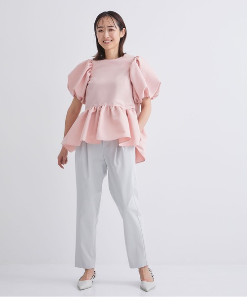 23SS ツルバイマリコオイカワ Eleonoreペプラムトップスブラウス Eleonore | ALL CLOTHES,TOPS | TSURU By MARIKO OIKAWA