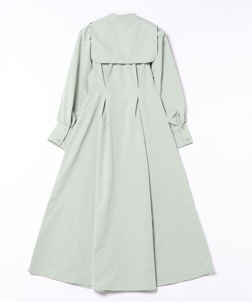 mimi toujours(ミミトゥジュール)の「2way 襟付き ロング ワンピース mimi toujours×itsPeachi(ワンピース・レディース・ベージュ/ミント/ホワイト・M)」の21枚目の写真