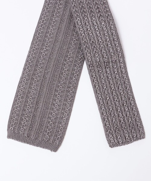 SHIPS（シップス）の「SHIPS: CANEPA社製 シルク バーティカル ニットタイ（ネクタイ・メンズ・ブラウン/ライトオリーブ/ネイビー/ブラック/オリーブ/チャコールグレー・ONE SIZE）」の9枚目の写真