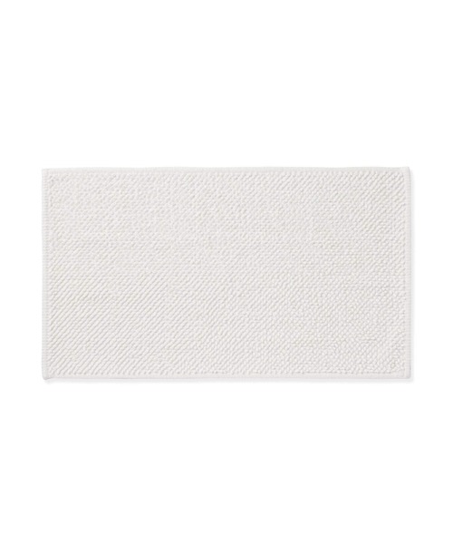 無印良品(ムジルシリョウヒン)の「シェニールバスマット 36×60cm(バス/トイレグッズ・メンズ・チャコールグレー/オフホワイト/ベージュ・SMALL)」の3枚目の写真