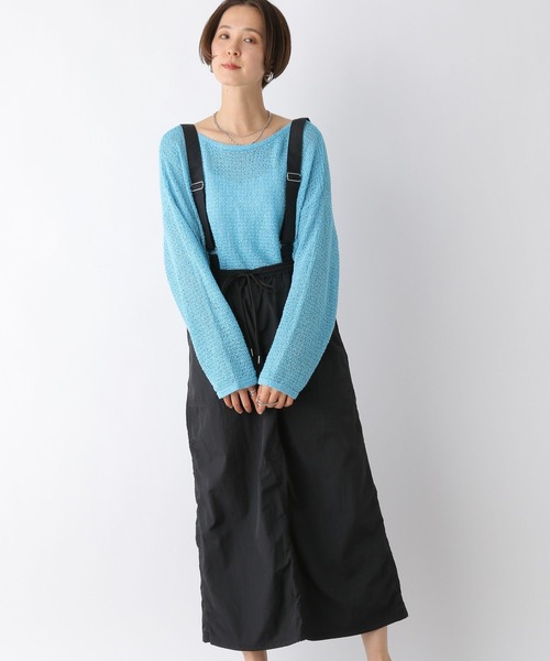 LEPSIM（レプシィム）の「サス付きナイロンスカート　108255（スカート・レディース・ライトグレー/カーキ/ブラック・FREE）」の12枚目の写真