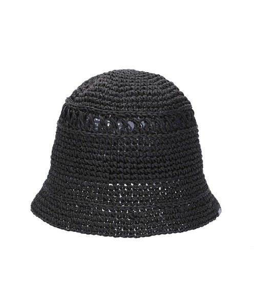 MILKFED.（ミルクフェド）の「CROCHET HAT（ハット・レディース・ブラック/ベージュ・ONE SIZE）」の8枚目の写真