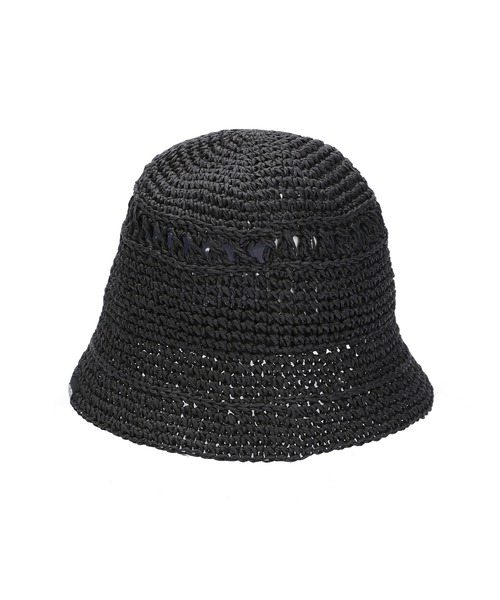 MILKFED.（ミルクフェド）の「CROCHET HAT（ハット・レディース・ブラック/ベージュ・ONE SIZE）」の10枚目の写真