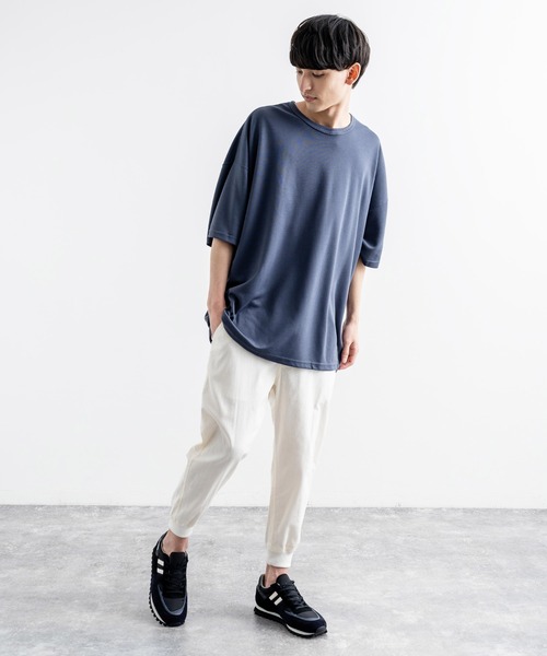 Rocky Monroe(ロッキーモンロー)の「コットンリネン イージークロップドジョガーパンツ 別注ワンマイルウェア(その他パンツ・メンズ・ネイビー/チャコール/ブラック/グレー/カーキ/ブルーグレー/ベージュ/ホワイト/ブラウン・S/XXL/LL/L/M)」の13枚目の写真