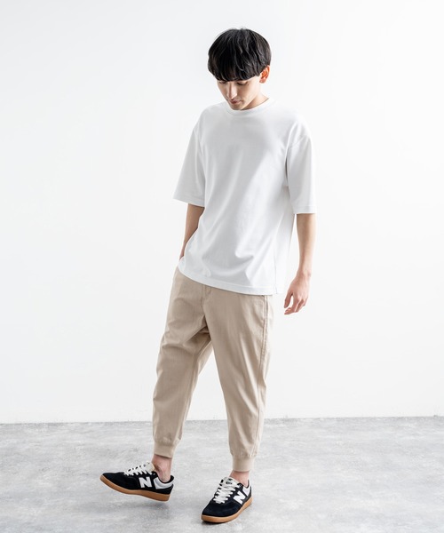 Rocky Monroe(ロッキーモンロー)の「コットンリネン イージークロップドジョガーパンツ 別注ワンマイルウェア(その他パンツ・メンズ・ネイビー/チャコール/ブラック/グレー/カーキ/ブルーグレー/ベージュ/ホワイト/ブラウン・S/XXL/LL/L/M)」の18枚目の写真