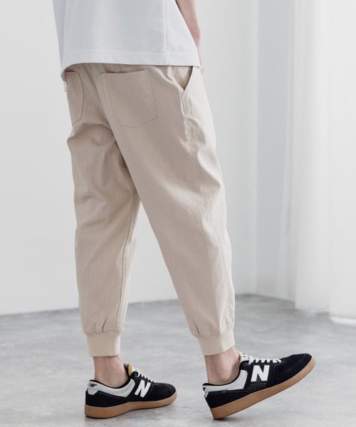 Rocky Monroe(ロッキーモンロー)の「コットンリネン イージークロップドジョガーパンツ 別注ワンマイルウェア(その他パンツ・メンズ・ネイビー/チャコール/ブラック/グレー/カーキ/ブルーグレー/ベージュ/ホワイト/ブラウン・S/XXL/LL/L/M)」の19枚目の写真