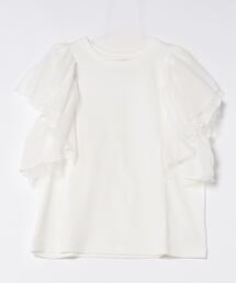 PICCIN | 【WEB限定】フラッフィーフリルスリーブプルオーバー(Tシャツ/カットソー)