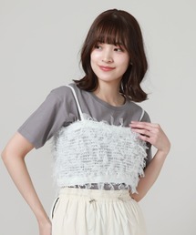 リボンチュールビスチェ