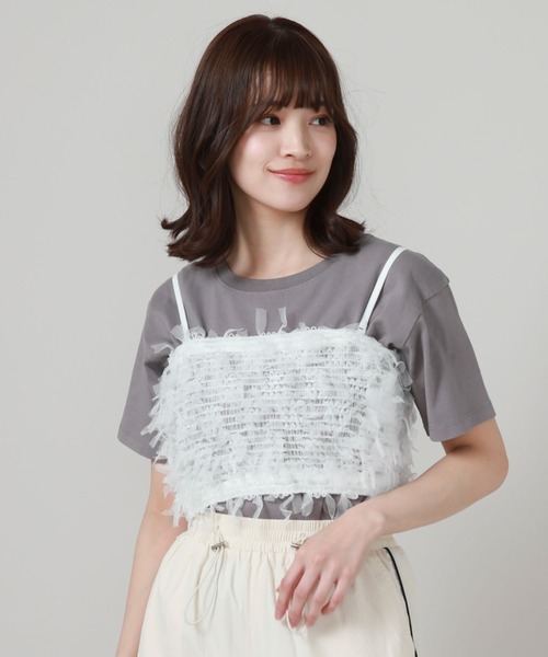 archives（アルシーヴ）の「リボンチュールビスチェ（ベスト・レディース・オフホワイト/ブラック/アイボリー・MEDIUM）」の4枚目の写真