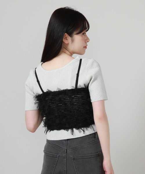 archives（アルシーヴ）の「リボンチュールビスチェ（ベスト・レディース・オフホワイト/ブラック/アイボリー・MEDIUM）」の13枚目の写真