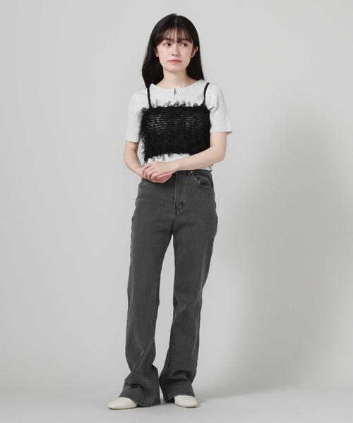 archives（アルシーヴ）の「リボンチュールビスチェ（ベスト・レディース・オフホワイト/ブラック/アイボリー・MEDIUM）」の14枚目の写真