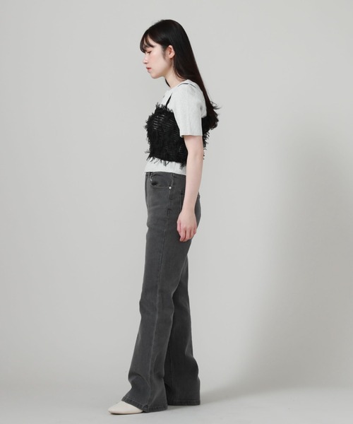 archives（アルシーヴ）の「リボンチュールビスチェ（ベスト・レディース・オフホワイト/ブラック/アイボリー・MEDIUM）」の15枚目の写真