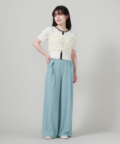 archives（アルシーヴ）の「リボンチュールビスチェ（ベスト・レディース・オフホワイト/ブラック/アイボリー・MEDIUM）」の22枚目の写真