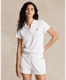 ラルフローレン♡シュランケン フィット テリー ポロ シャツ　パイル　ホワイト POLO RALPH LAUREN（ポロ ラルフ ローレン）の「シュランケン フィット