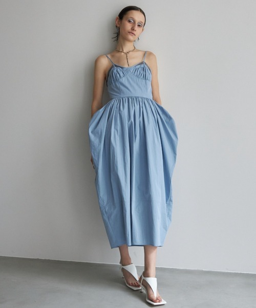 JOSE MOON（ジョゼムーン）の「DRAPE BALLOON CAMI DRESS/ドレープ