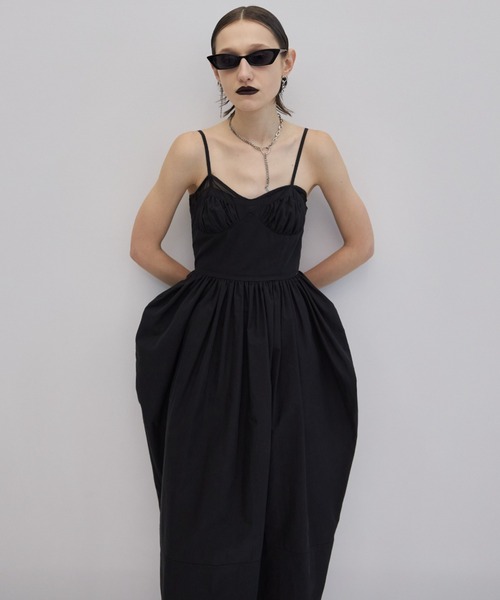 JOSE MOON（ジョゼムーン）の「DRAPE BALLOON CAMI DRESS/ドレープ