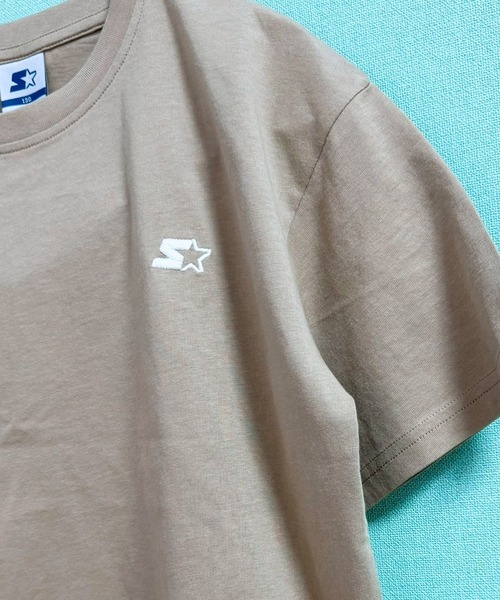 STARTER(スターター)の「STARTER ワンポイントロゴ オーバーサイズ 半袖Tシャツ(Tシャツ/カットソー・キッズ・ダークグリーン/杢グレー/チャコール/ネイビー/パープル/ベージュ/ブラック/オフホワイト・130cm/160cm/150cm/140cm/110cm/120cm)」の5枚目の写真