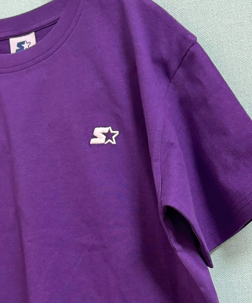 STARTER(スターター)の「STARTER ワンポイントロゴ オーバーサイズ 半袖Tシャツ(Tシャツ/カットソー・キッズ・ダークグリーン/杢グレー/チャコール/ネイビー/パープル/ベージュ/ブラック/オフホワイト・130cm/160cm/150cm/140cm/110cm/120cm)」の8枚目の写真