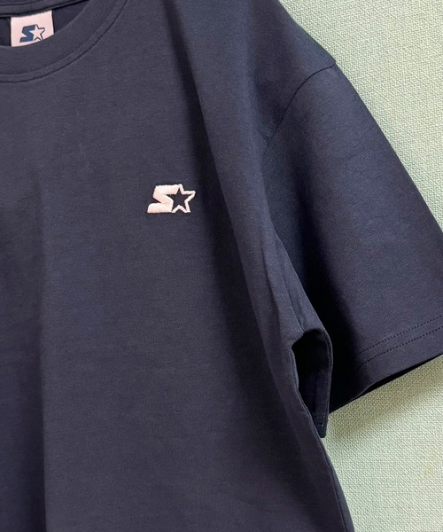 STARTER(スターター)の「STARTER ワンポイントロゴ オーバーサイズ 半袖Tシャツ(Tシャツ/カットソー・キッズ・ダークグリーン/杢グレー/チャコール/ネイビー/パープル/ベージュ/ブラック/オフホワイト・130cm/160cm/150cm/140cm/110cm/120cm)」の7枚目の写真