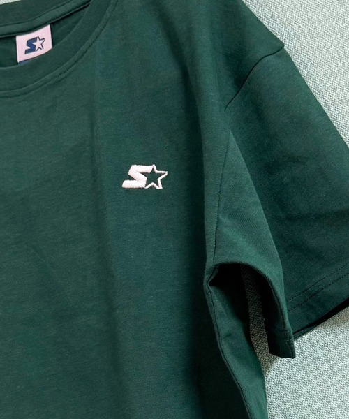 STARTER(スターター)の「STARTER ワンポイントロゴ オーバーサイズ 半袖Tシャツ(Tシャツ/カットソー・キッズ・ダークグリーン/杢グレー/チャコール/ネイビー/パープル/ベージュ/ブラック/オフホワイト・130cm/160cm/150cm/140cm/110cm/120cm)」の6枚目の写真
