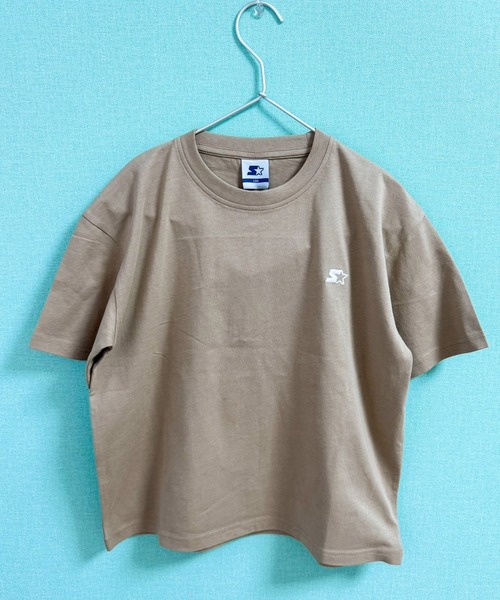 STARTER(スターター)の「STARTER ワンポイントロゴ オーバーサイズ 半袖Tシャツ(Tシャツ/カットソー・キッズ・ダークグリーン/杢グレー/チャコール/ネイビー/パープル/ベージュ/ブラック/オフホワイト・130cm/160cm/150cm/140cm/110cm/120cm)」の22枚目の写真
