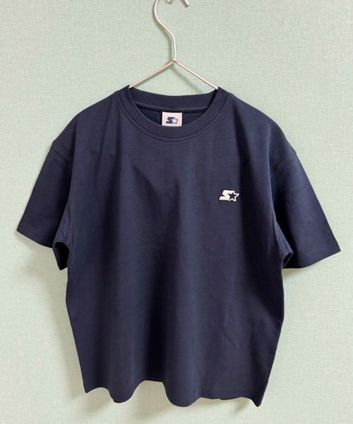 STARTER(スターター)の「STARTER ワンポイントロゴ オーバーサイズ 半袖Tシャツ(Tシャツ/カットソー・キッズ・ダークグリーン/杢グレー/チャコール/ネイビー/パープル/ベージュ/ブラック/オフホワイト・130cm/160cm/150cm/140cm/110cm/120cm)」の20枚目の写真