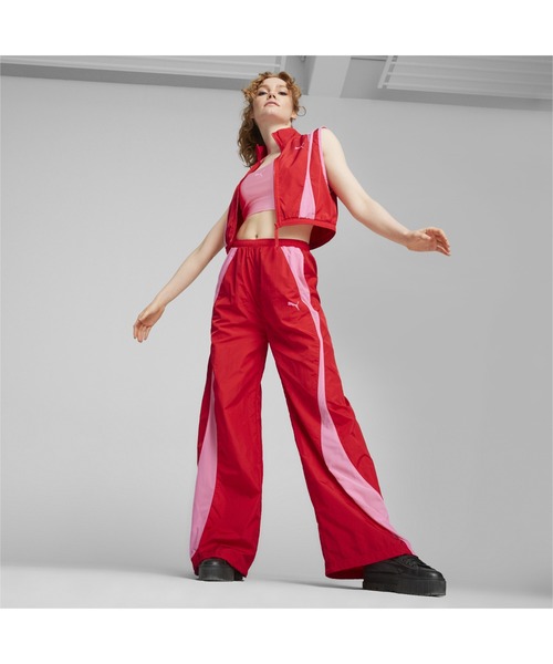 PUMA（プーマ）の「PUMA プーマ ウィメンズ デア トゥ ウーブン ベスト（ブルゾン・レディース・ブラック/レッド・X-SMALL/SMALL/MEDIUM/LARGE）」の14枚目の写真