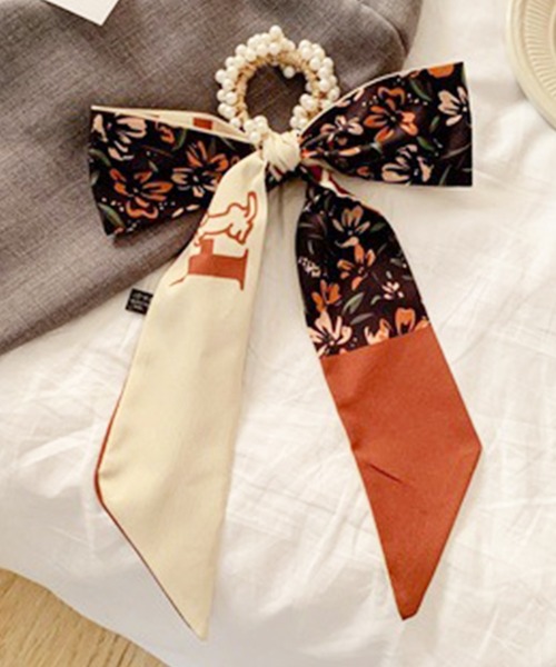 DiamondHearts（ダイヤモンドハーツ）の「リボン＆スカーフデザインシュシュ（シュシュ・レディース・A/B/C/D/E/F/G/H/I/J/K/L/M/P/R/S/T・FREE）」の6枚目の写真