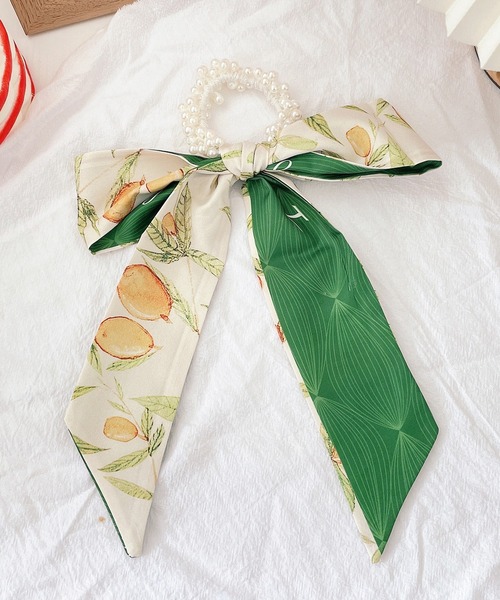 DiamondHearts（ダイヤモンドハーツ）の「リボン＆スカーフデザインシュシュ（シュシュ・レディース・A/B/C/D/E/F/G/H/I/J/K/L/M/P/R/S/T・FREE）」の8枚目の写真