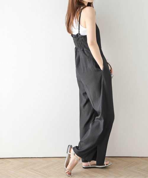 AMELY(エミリー)の「2wayキャミソールサロペット(サロペット/オーバーオール・レディース・グレー/ブラック/ベージュ・L/M)」の10枚目の写真