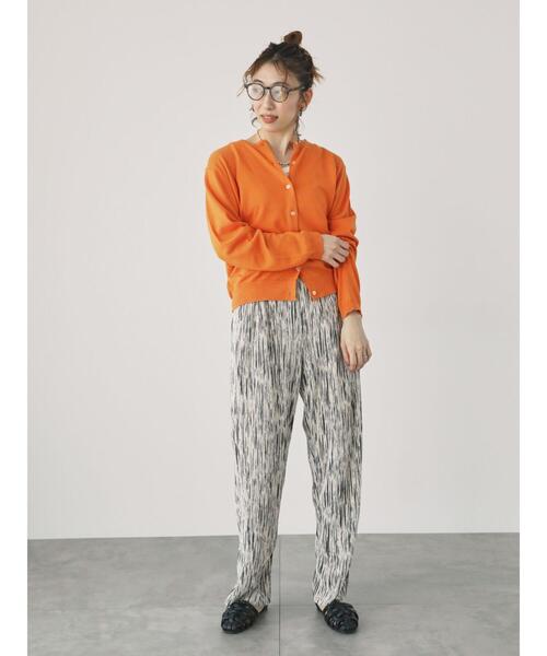 Lugnoncure（ルノンキュール）の「セルフカットプリーツパンツ（その他パンツ・レディース・ブラック/グレー/ブラウン/オフホワイト・F）」の9枚目の写真