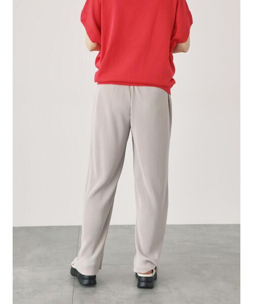 Lugnoncure（ルノンキュール）の「セルフカットプリーツパンツ（その他パンツ・レディース・ブラック/グレー/ブラウン/オフホワイト・F）」の16枚目の写真