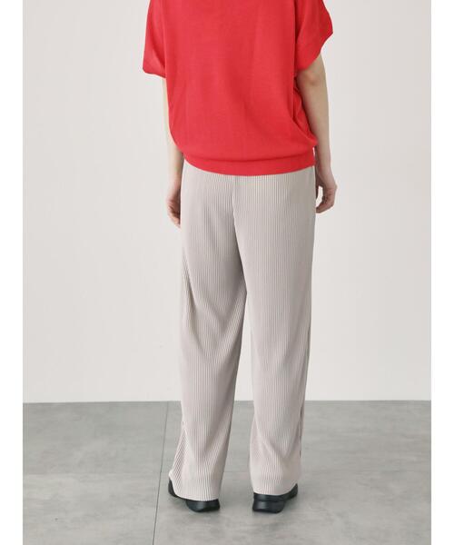 Lugnoncure（ルノンキュール）の「セルフカットプリーツパンツ（その他パンツ・レディース・ブラック/グレー/ブラウン/オフホワイト・F）」の17枚目の写真