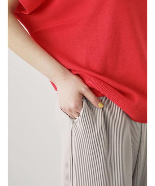 Lugnoncure（ルノンキュール）の「セルフカットプリーツパンツ（その他パンツ・レディース・ブラック/グレー/ブラウン/オフホワイト・F）」の19枚目の写真