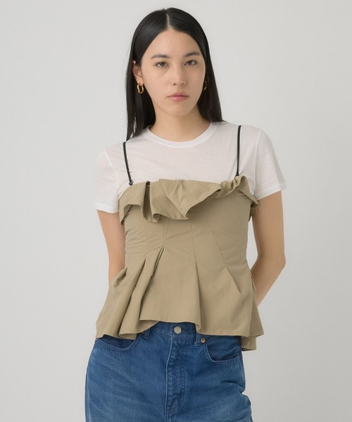 Chaos（カオス）の「Chaos(カオス)/ブーブーチューブトップ（チューブトップ・レディース・ベージュ/ブラック・FREE）」の12枚目の写真