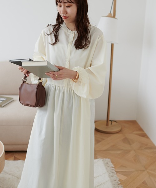 セール】【新色追加!/WEB限定】ウエスト切替マキシワンピ（ワンピース