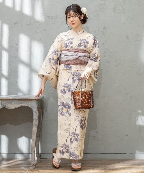 Honeys(ハニーズ)の「浴衣(浴衣・レディース・ネイビー系1/ネイビー系/ベージュ・F)」の18枚目の写真