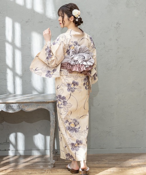 Honeys(ハニーズ)の「浴衣(浴衣・レディース・ネイビー系1/ネイビー系/ベージュ・F)」の19枚目の写真