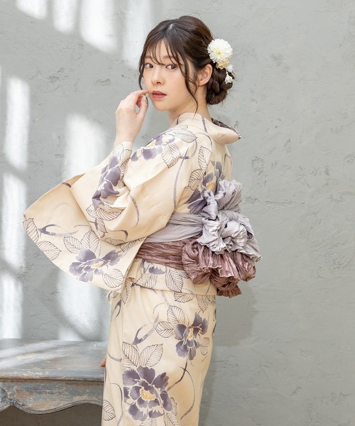 Honeys(ハニーズ)の「浴衣(浴衣・レディース・ネイビー系1/ネイビー系/ベージュ・F)」の20枚目の写真