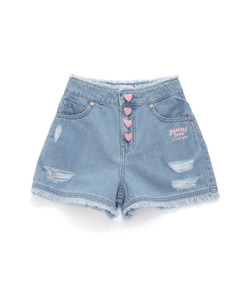 BEP HEART DENIM ショーツ BEP HEART DENIM ショーツ BEP HEART DENIM SHORTS – BlackEyePatch