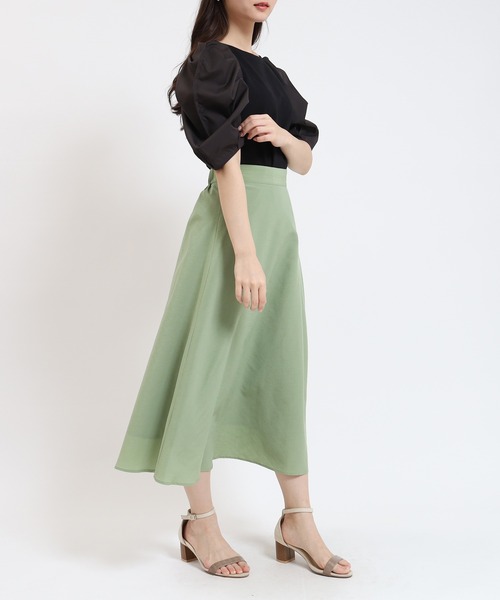 TRUDEA（トルディア）の「異素材スリーブシルケットポンチプルオーバー（Tシャツ/カットソー・レディース・ホワイト/ブラック/ブラウン・MEDIUM）」の22枚目の写真